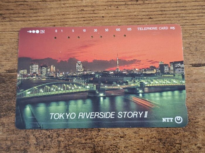 Japan Telephone Card 105 "Tokyo Riverside Story II", used, 1993 - free standard postage