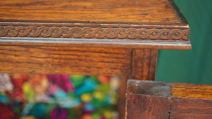 Quality Oak Glazed Display Cabinet