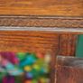 Quality Oak Glazed Display Cabinet Image 7