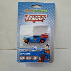 Micro Scalextric Car, New, Superman Solo Car ( Justice League G2167 )