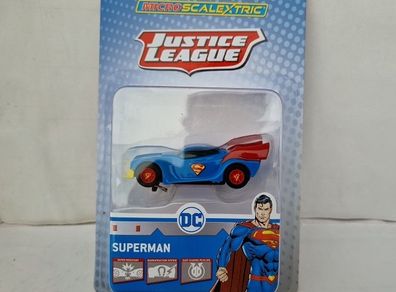 Micro Scalextric Car, New, Superman Solo Car ( Justice League G2167 )