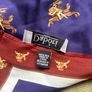 Daboti Vilnius silk scarf - blue and burgundy Image 4