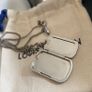 Louis Vuitton Monogram Rocket Pendant Locket Necklace Silver Image 6