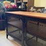 TV bench, black, 150x36x54cm Image 2