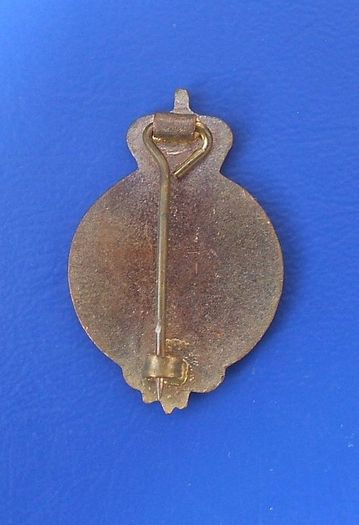 Queen Elizabeth II Coronation 1953 - a scarce enamelled badge showing the ERII cypher.