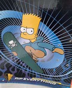 New vintage Simpsons arch lever folder