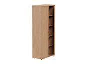Lockable Bookcase H1850mm - 5 Levels - Beech