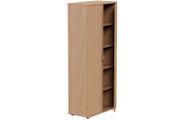 Lockable Bookcase H1850mm - 5 Levels - Beech