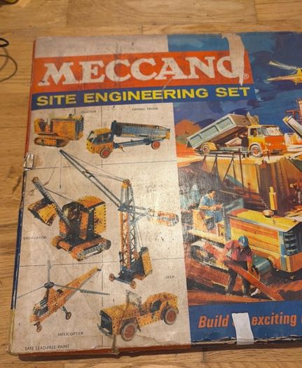 Vintage Meccano Site Engineering Set No. 5 Boxed with All Manuals & Instructions