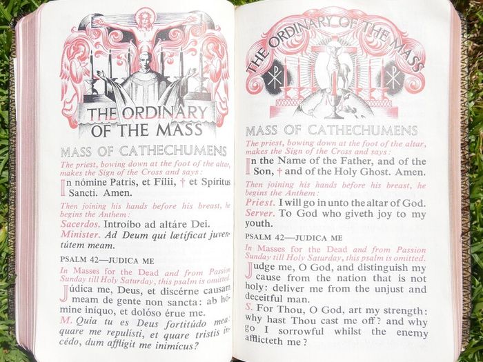 Vintage1960 The NEW MARIAN MISSAL Sylvester Juergens Regina Press Prayer Book Mass