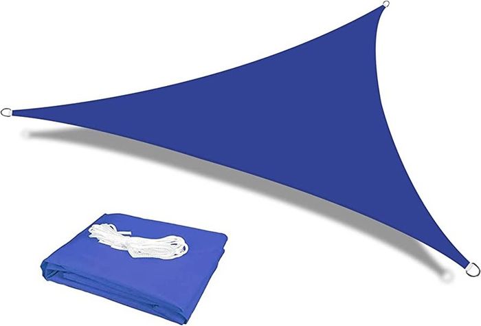 Sun Shade Sail Waterproof Outdoor Garden Patio Party Sunscreen Awning 2x2x2m Triangle Canopy 98% UV Block with Free Rope MULTIPLE COLOURS/SIZES AVAILABLE