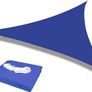 Sun Shade Sail Waterproof Outdoor Garden Patio Party Sunscreen Awning 2x2x2m Triangle Canopy 98% UV Block with Free Rope MULTIPLE COLOURS/SIZES AVAILABLE Image 2