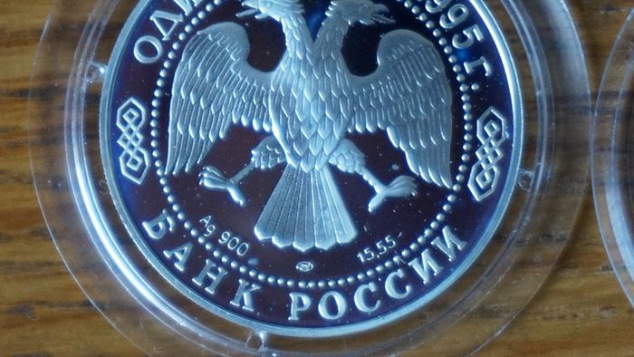 1 Rouble 1995 y. silver. Russia