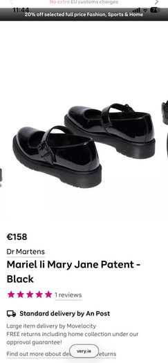 Dr Martens Mary Jane's Patent