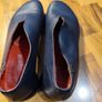 Camper Navy Leather Ballerina Flats Size 40 Image 3
