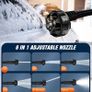 Cordless Pressure Washer,21V 45 Bar/652 PSI Portable Pressure Washer with 2PCS 3.0Ah Battery,6-in-1 Adjustable Nozzle,5m Hose Pressure Cleaner for Car/Floor/Garden Cleaning & Watering Image 8