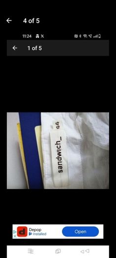 Ladies Sandwich white 100% cotton fully lined skirt. Like new.
