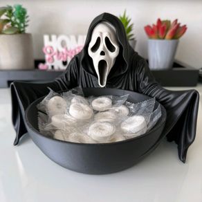 Ghostface  Scream Candy Bowl Halloween Sweet Holder decoration