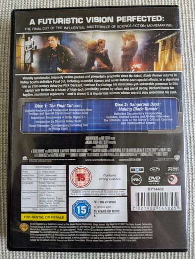 Blade Runner: The Final Cut - 2-Disc Special Edition DVD - Harrison Ford