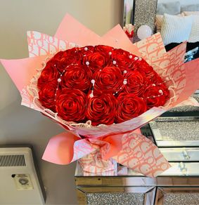Forever Flower Bouquet Satin Florals