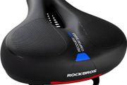 NEW SALE |  Bike Seat Cushion Comfortable Soft Bicycle Saddle for Men Women Ergonomic Breathable Waterproof Bicycle Seat Fits MTB, Road Bike, Spinning Bike, Exercise Bike, City Bike 26 x 22cm