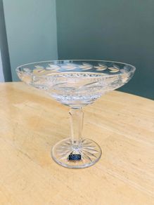 Dublin Crystal Footed Bon Bon Dish