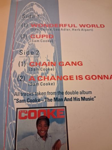 Sam Cooke - Wonderful World - 12" vinyl - from Levi's 501 1986 commercial