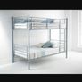New Metal bunk beds White black or silver Image 3
