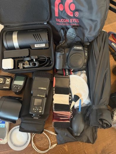 5D Mark III, L Lense, Godox AD300Pro and more