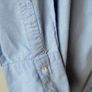 Zara Oversized Light Blue Oxford Shirt Women Minimalist Relaxed Fit Blouse Image 7