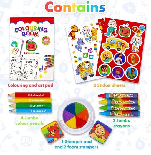 Arts and Crafts Backpack - Childrens Backpacks Backpack - Kids Activity Packs Colouring Book - Travel Activity Packs for Kids