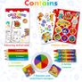 Arts and Crafts Backpack - Childrens Backpacks Backpack - Kids Activity Packs Colouring Book - Travel Activity Packs for Kids Image 3