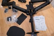 3 Monitor Arm with Desk plate and extra camera arm
