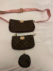 Designer inspired Bag. Three in one. Can be used independently or all together.