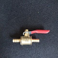 Small ball valve 1/4 6mm brass free viewing