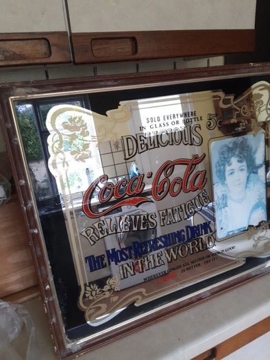 coca cola mirror