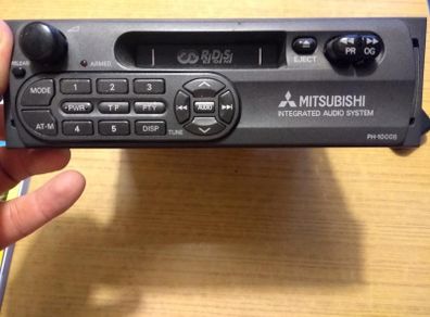 Mitsubishi Stereo RDS Radio Tape Cassette Player Radio Security Panel Free inspection