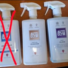 Autoglym Leather Cleaner + Fast Glass