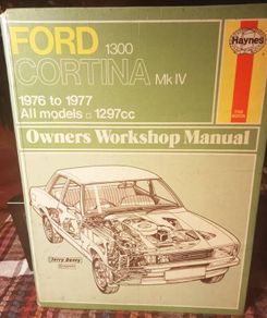 Haynes Ford Cortina MkIV Owners Workshop Manual.
