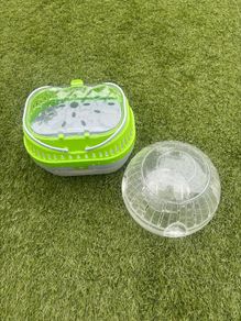 hamster cage and accessories