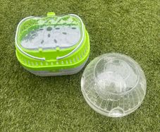 hamster cage and accessories
