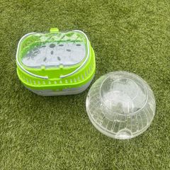 hamster cage and accessories