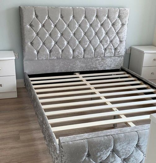 New Monaco Double & King Size Bed Frame With Mattress Opt