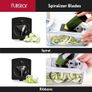 Vegetable Chopper Vegetable Cutter - Veggie Onion Salad Food Chopper Manual - Potato Chipper - Veg Chopper and Dicer - Kitchen Tools & Gadgets (4-in-1 White) Image 4