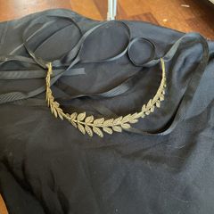 hair accessory gold colour