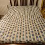 Solid wood double bed, box spring and mattress Image 2