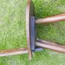 Antique Carved Oak Spinning Chair Image 9