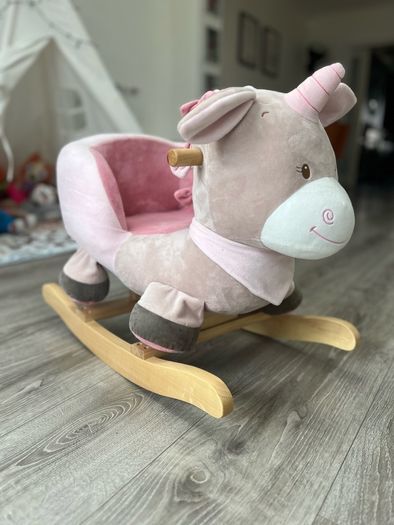 Wooden Baby Rocking Animal Unicorn