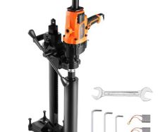 Core Drill Machine 2.03-18 cm Dia 2600W Handheld and Stand Core Drill Rig