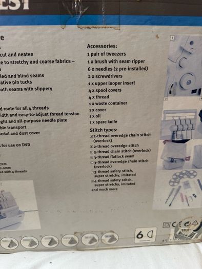 overlocker brand new boxed and unused